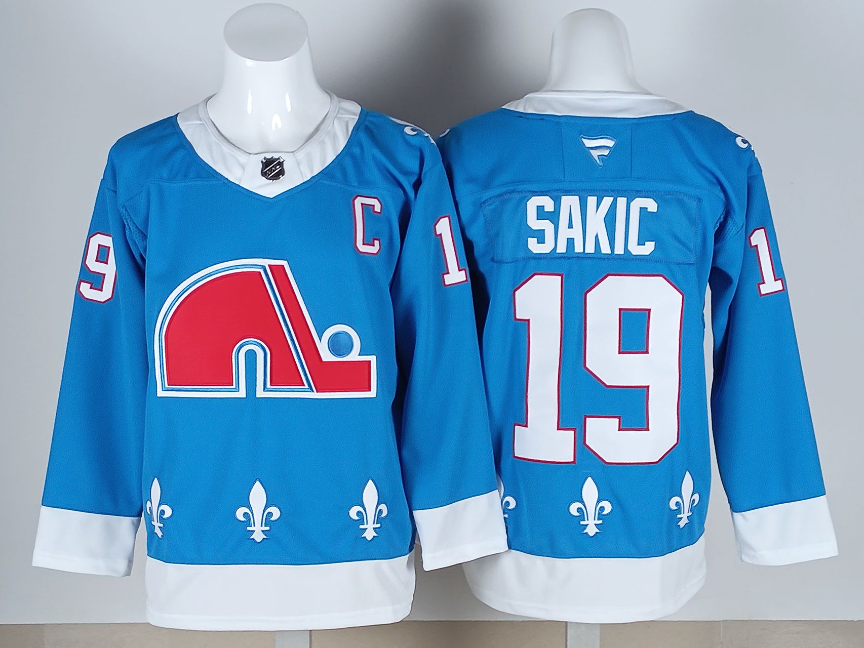 Men 2026 Colorado Avalanche #19 Sakic Light Blue NHL Jersey style 01